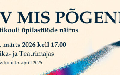 Õpilastööde näituse VÄRV MIS PÕGENES avamise video